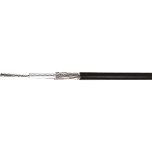 Koaksijalni kabel, vanjski promjer: 4.95 mm RG58 C/U 50 crne boje Helukabel 40003 roba na metre slika