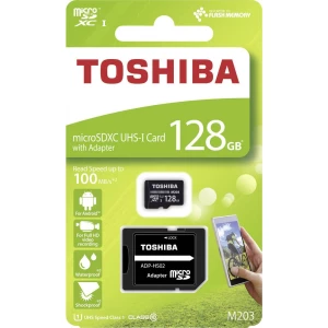 microSDXC kartica 128 GB Toshiba M203 Class 10, UHS-I Uklj. SD-adapter slika