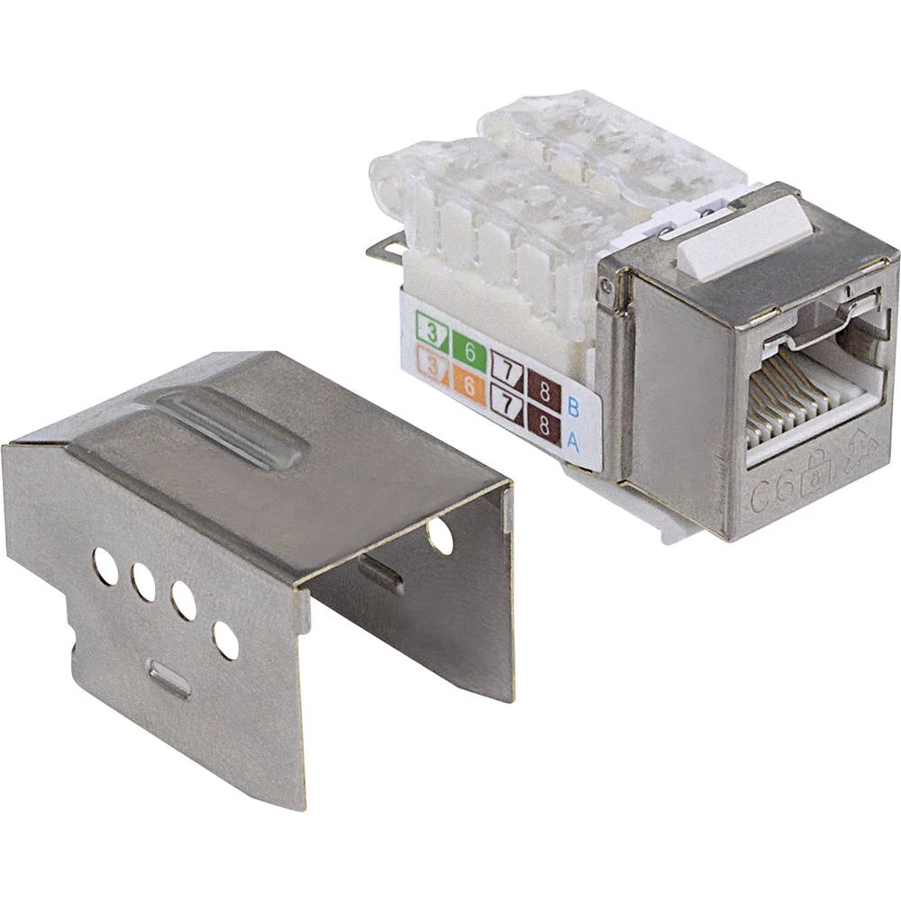 RJ45 ugradni modul Keystone CAT 3, CAT 4, CAT 5, CAT 5e, CAT 6, CAT 6A Intellinet 790789 slika
