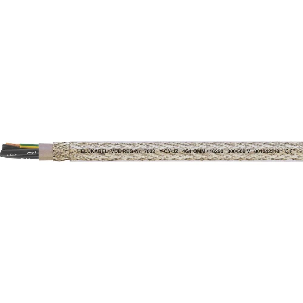 Helukabel Y-CY-JZ kontrolni vod 3 G 0.50 mm² prozirna 16201-1000 1000 m slika