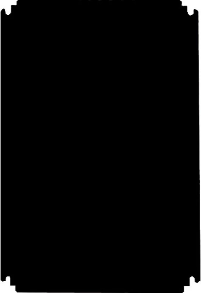 Montažna ploča (D x Š) 270 mm x 270 mm Plastika Crna (RAL 9005) Schneider Electric NSYPMB2727 1 ST slika