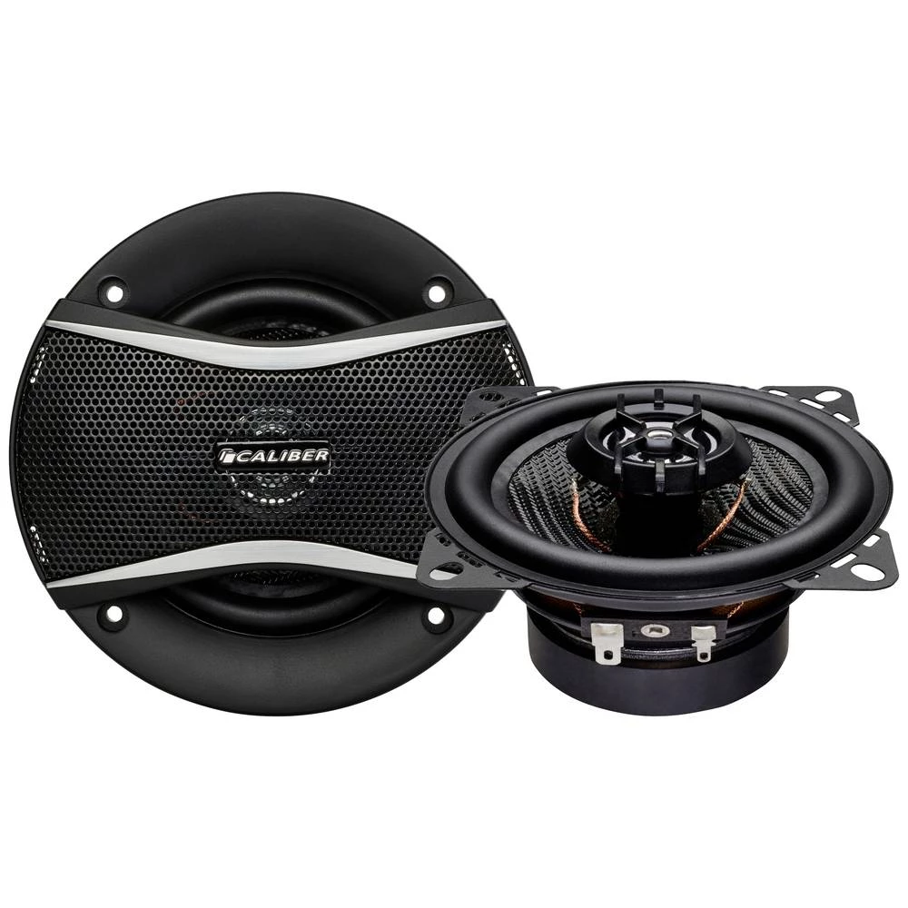 Zvučnici za auto - set zvučnika 10 cm - 2 ulična zvučnika - 30 mm visokotonac - 80 W Max (CDS4G) Caliber CDS4G komplet 2-sustavskih ugradbenih zvučnika 80 W Sadržaj: 2 St. slika