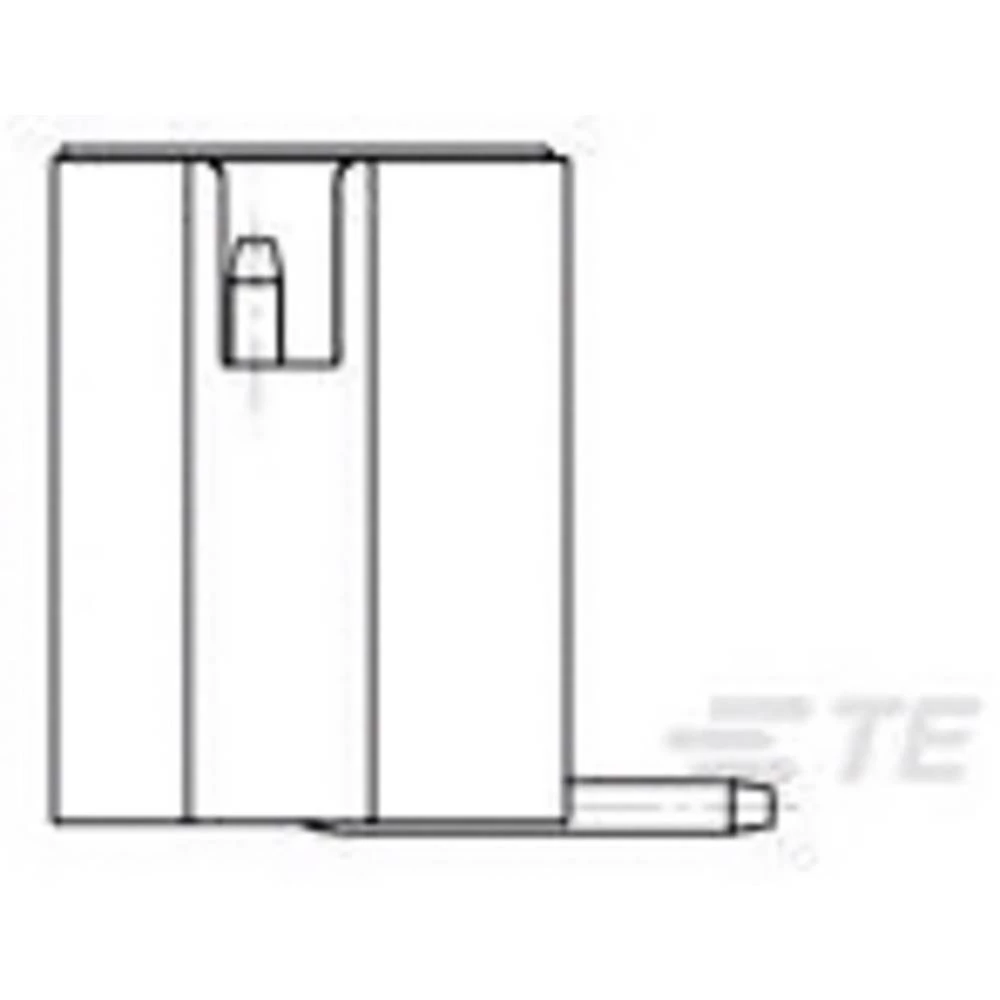 TE Connectivity ugradna standardna letva s muškim kontaktima 1775470-4 1 St. Tape on Full reel slika