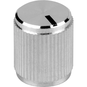 Okretni gumb S gumbom za obilježavanje Aluminij boja (Ø x V) 8 mm x 10 mm Mentor 504.411 1 ST slika