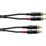 Audio Adapter cable [2x Muški cinch konektor - 2x Muški cinch konektor] 0.9 m Crna Cordial
