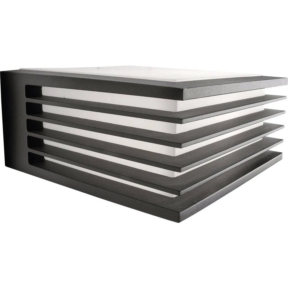 Vanjsko zidno svjetlo Štedna žarulja E27 15 W Philips Shades 171829316 Antracitna boja slika