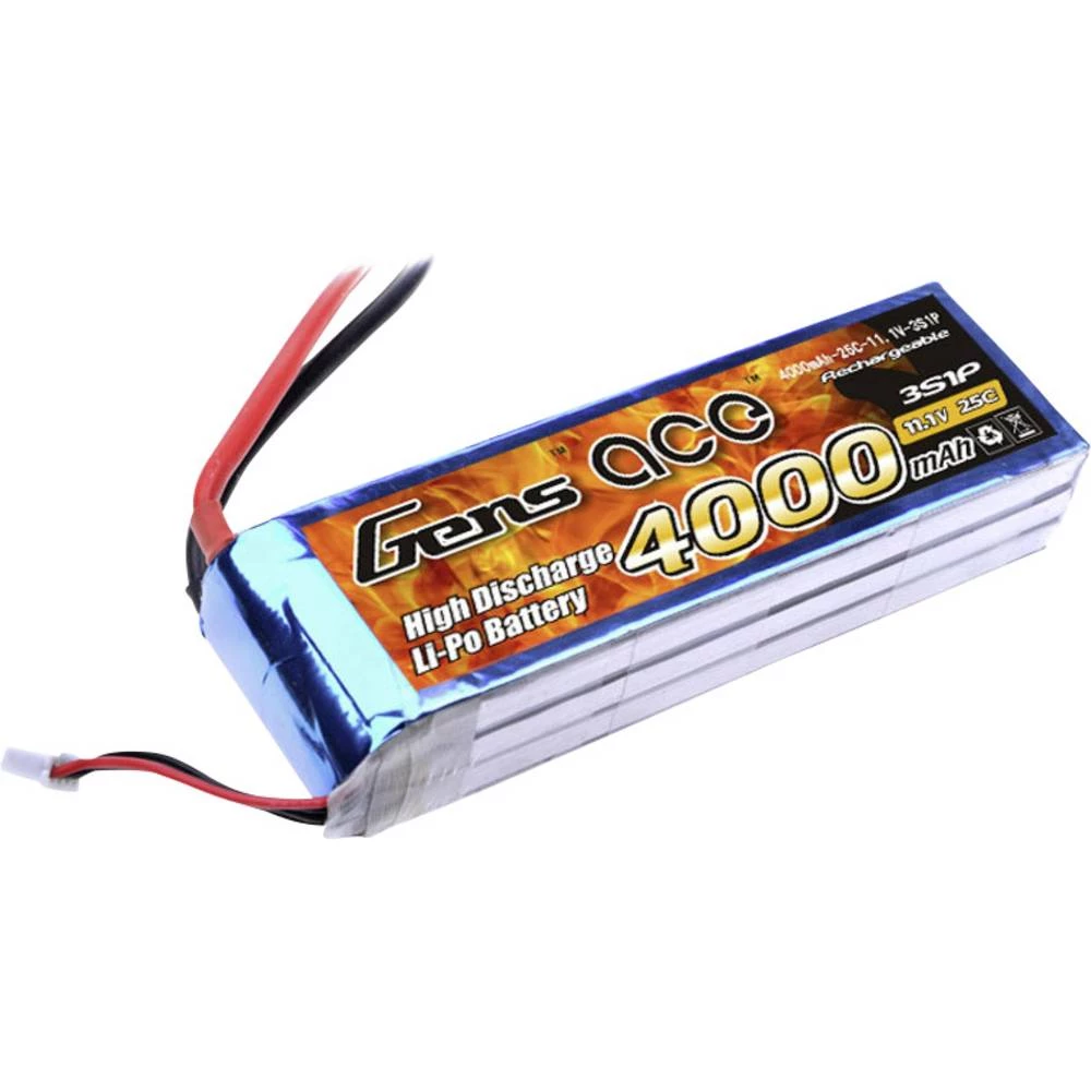 LiPo akumulatorski paket za modele 11.1 V 4000 mAh Broj ćelija: 3 25 C Gens ace Softcase Sustav T-konektora slika