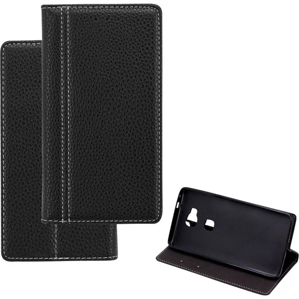 Perlecom Knjižica Pogodno za: Honor 5X Crna slika