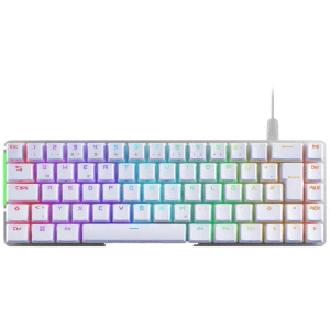 Asus ROG Falchion Ace WHT USB igraća tipkovnica njemačka, qwertz bijela osvjetljen, odvojivi kabel slika