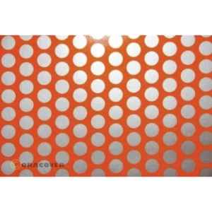 Folija za glačanje Oracover Fun 1 41-064-091-010 (D x Š) 10 m x 60 cm Crveno-narančasta-srebrna (fluorescentna) slika