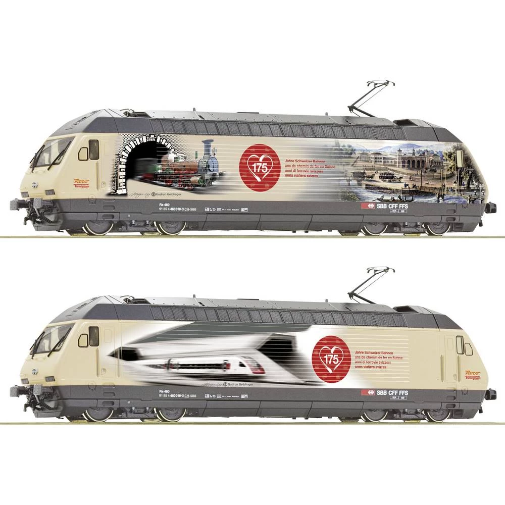 Roco 70677 H0 E-lokomotiva 460 019-3 ''175 godina SBB'' SBB-a slika