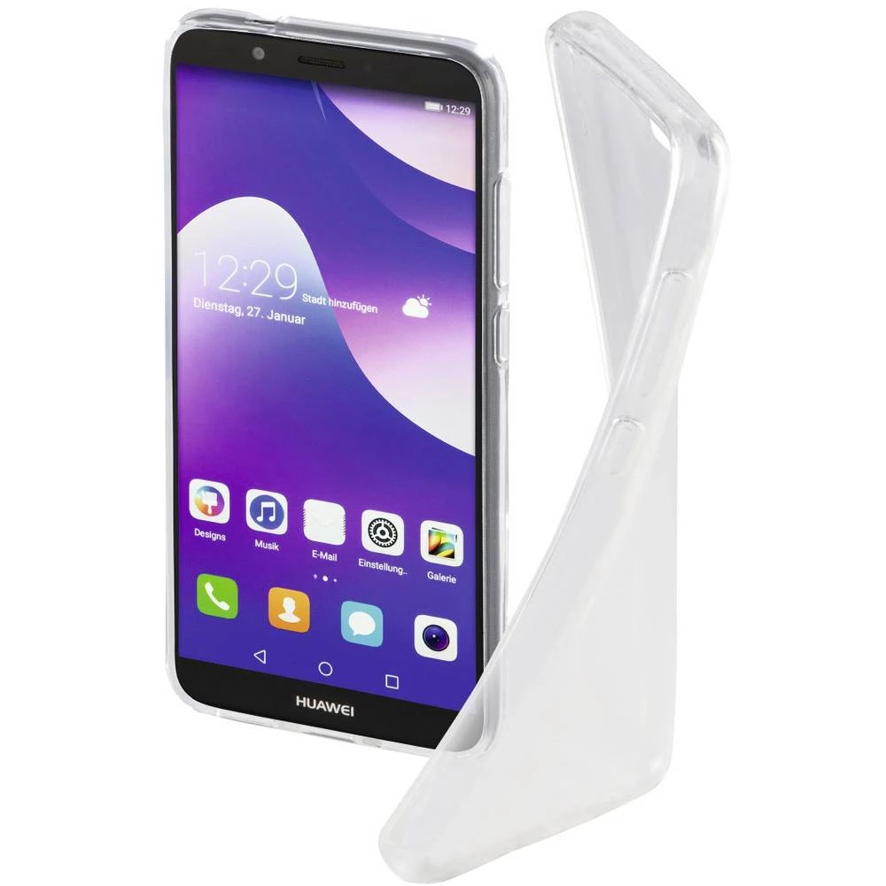 Hama Crystal Clear Stražnji poklopac za mobilni telefon Pogodno za: Huawei Y7 (2018), Honor 7C Prozirna slika