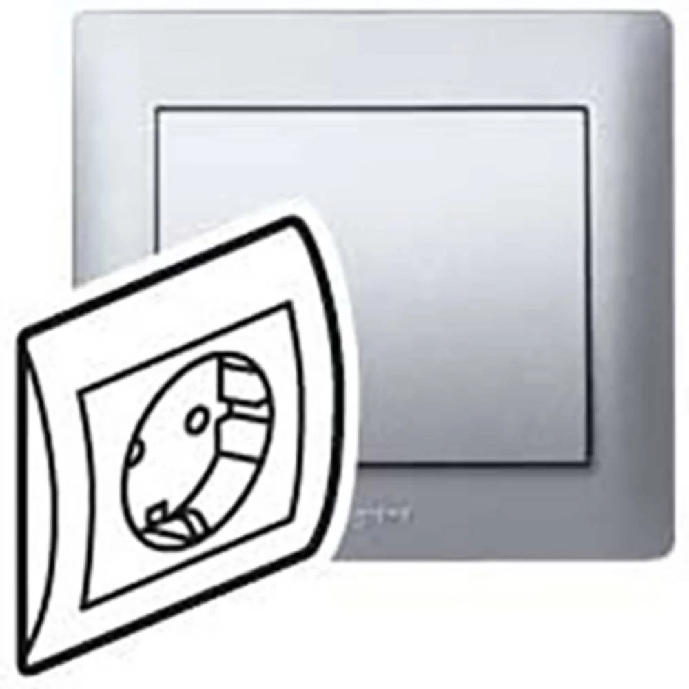 Legrand   utičnica Galea / Pro21 aluminij boja 771340 slika