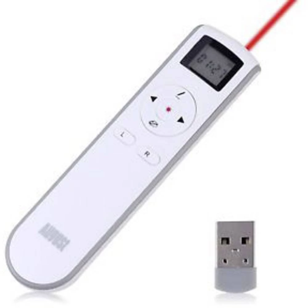 Bežični Uklj. laserski pokazivač, Integrirani zaslon August LP315W slika