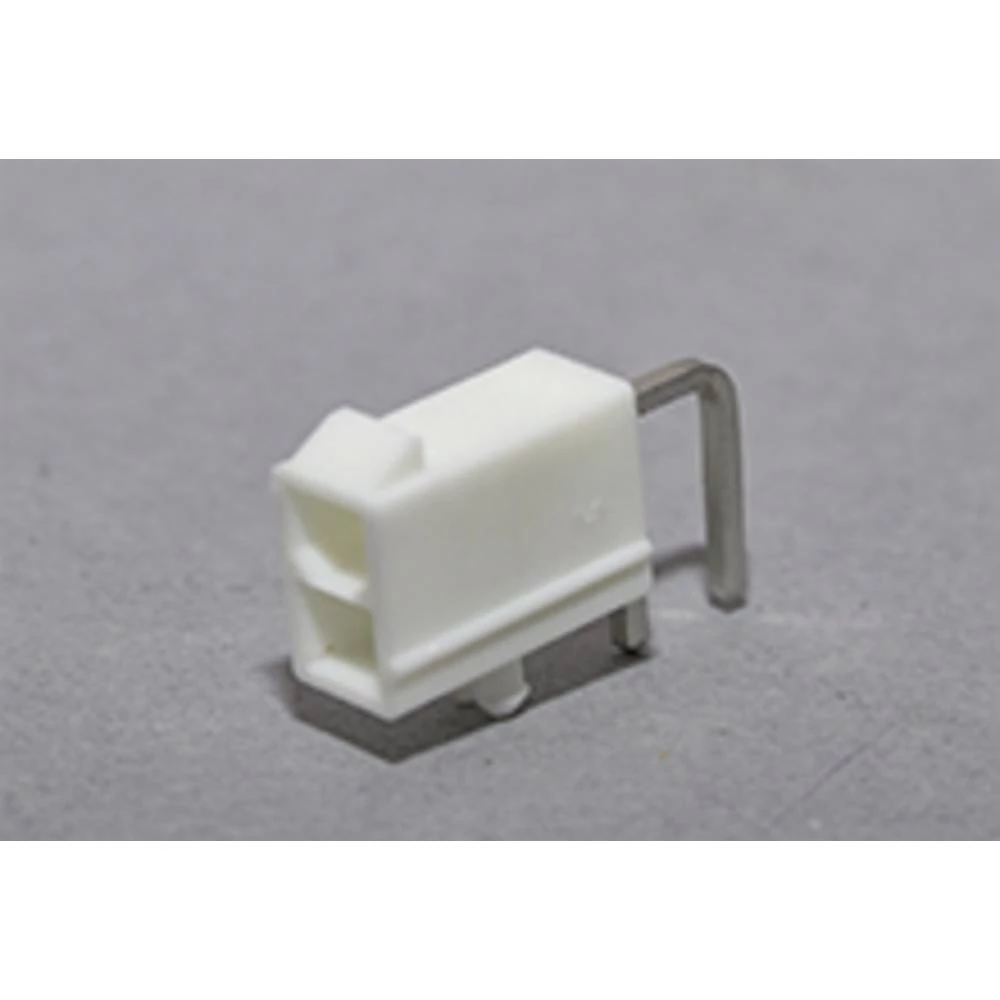 Molex 39300020 Mini-Fit Jr. Header, Dual Row, Right-Angle, with Snap-in Plastic Peg PCB Lock, 2 Circuits, PA Polyamide N slika