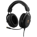 Deltaco Gaming GAM-030 igraće naglavne slušalice sa mikrofonom 2x 3,5 utičnica (mikrofon/slušalice), USB sa vrpcom preko ušiju crna stereo