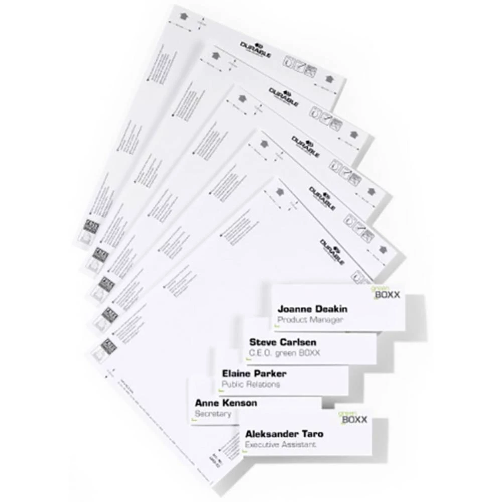 Durable pločica za vrata 485002 (Š x V) 149 mm x 52.5 mm bijela 485002 slika