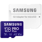 Samsung PRO Plus sdxc kartica 128 GB Class 10, Class 10 UHS-I, UHS-I, v30 Video Speed Class 4K video podrška, a2 standard , uklj. sd-adapter, otporan na udarce