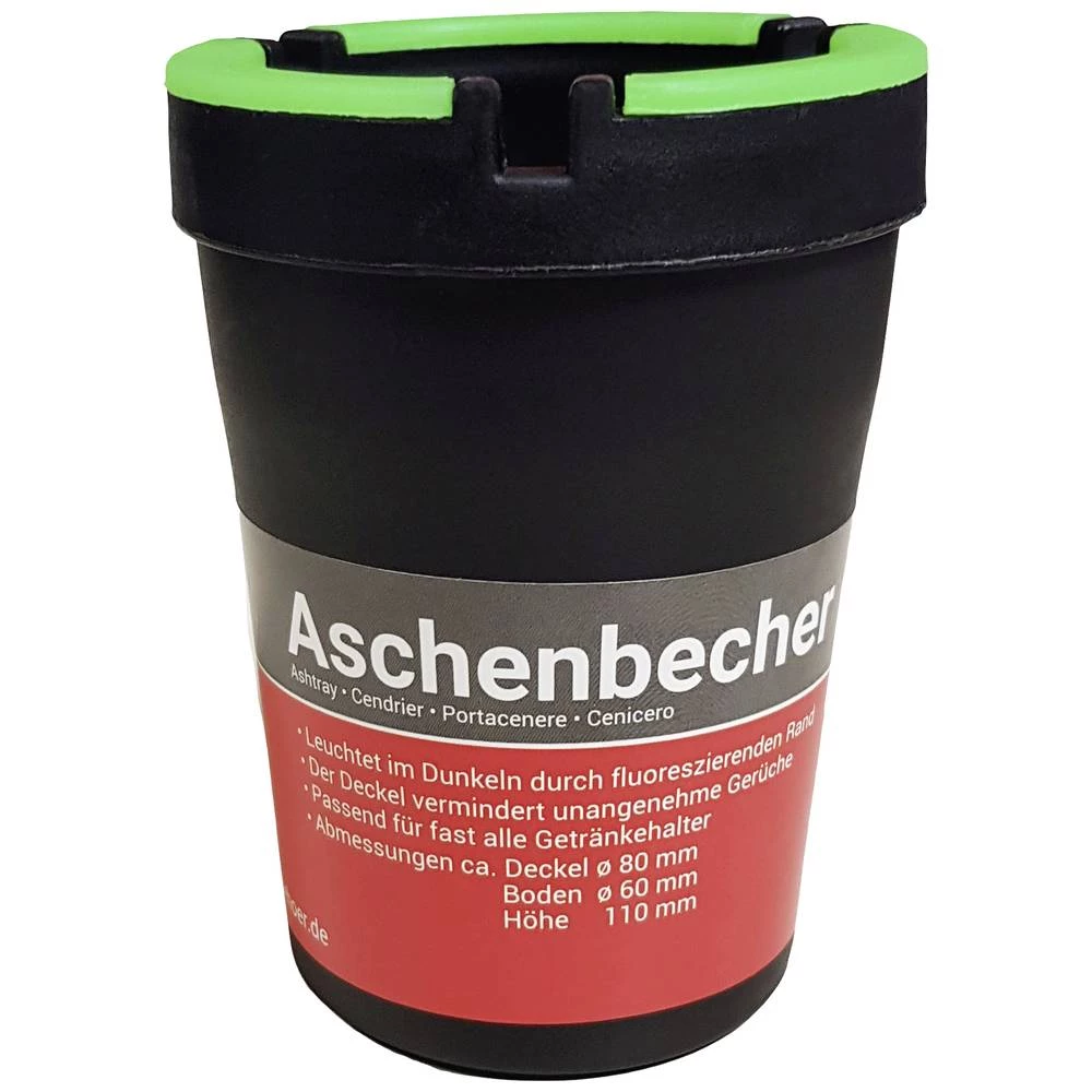 HP Autozubehör 19114  pepeljara 11 cm x 8 cm x 8 cm  za držače šalice slika