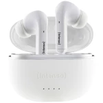 Intenso T302A In Ear Headset Bluetooth® stereo bijela poništavanje buke indikator napunjenosti baterije, slušalice s mikrofonom, kutija za punjenje, kontrola na dodir