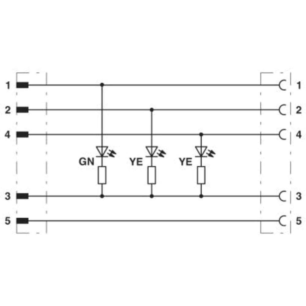 Priključni kabel za senzor/aktivator 0.30 m Broj polova: 5 Phoenix Contact 1416196 SAC-5P-M12MS/0,3-810/M12FS-3L 1 ST slika