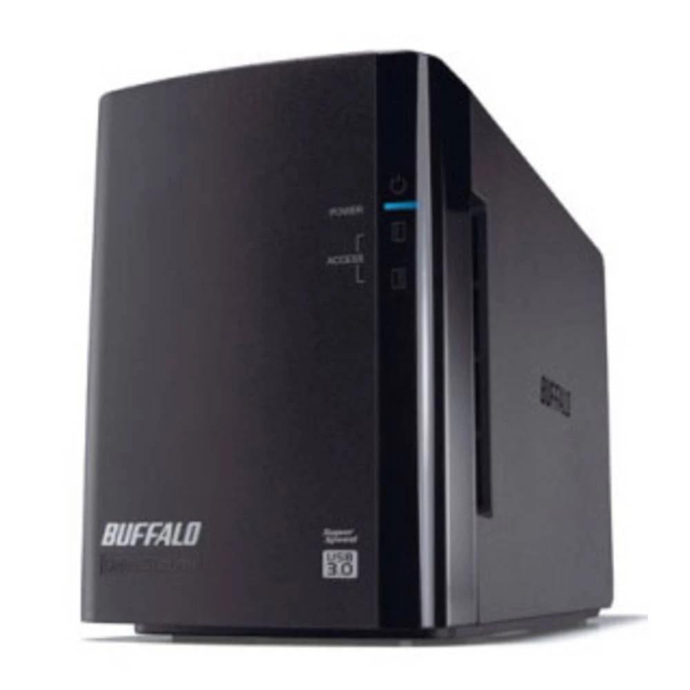 Vanjski tvrdi disk 8,9 cm (3,5 inča) 4 TB Buffalo DriveStation&trade; Duo Crna USB 3.0 Podržava RAID slika