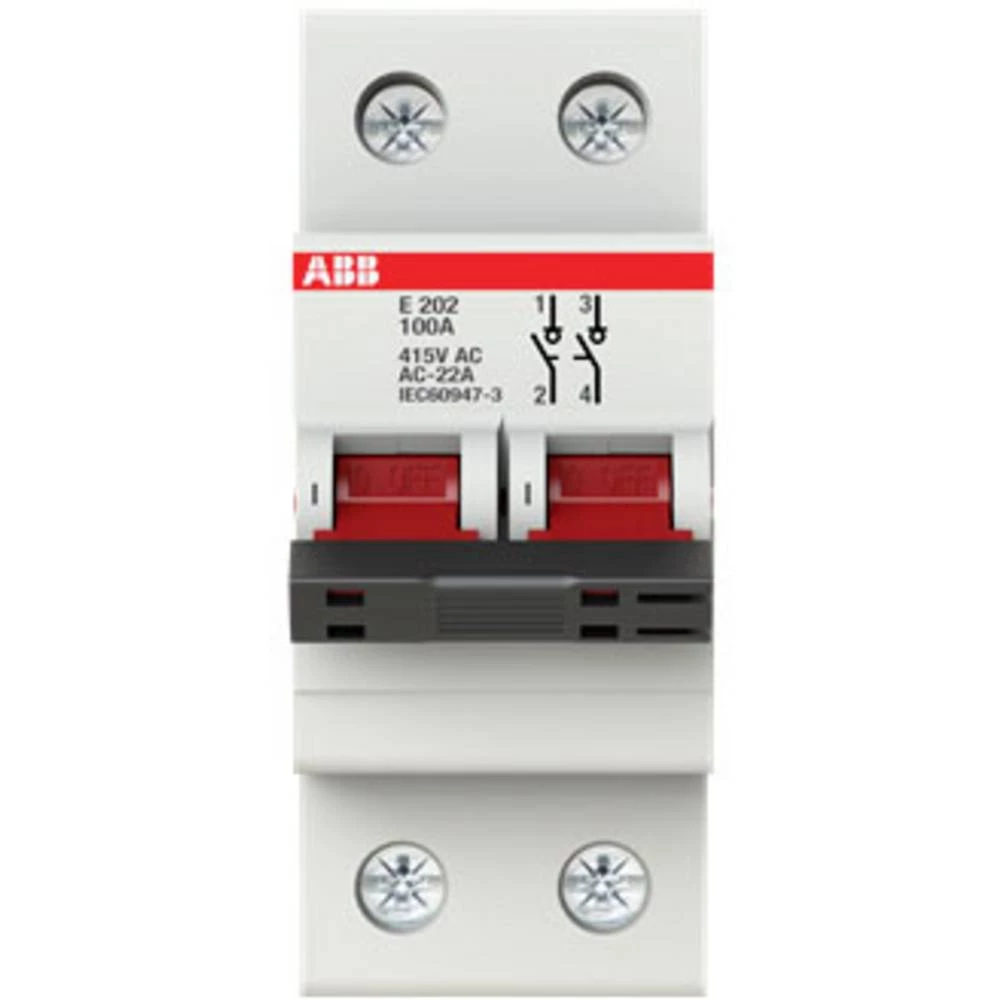 <br>  <br>  ABB<br>  <br>  2CDE282001R0100<br>  <br>  E202/100R<br>  <br>  teretna rastavna sklopka<br>  <br>  <br>  <br>  <br>  <br>  <br>  <br>  2-polni<br>  <br>  <br>  <br>  <br>  <br>  < slika