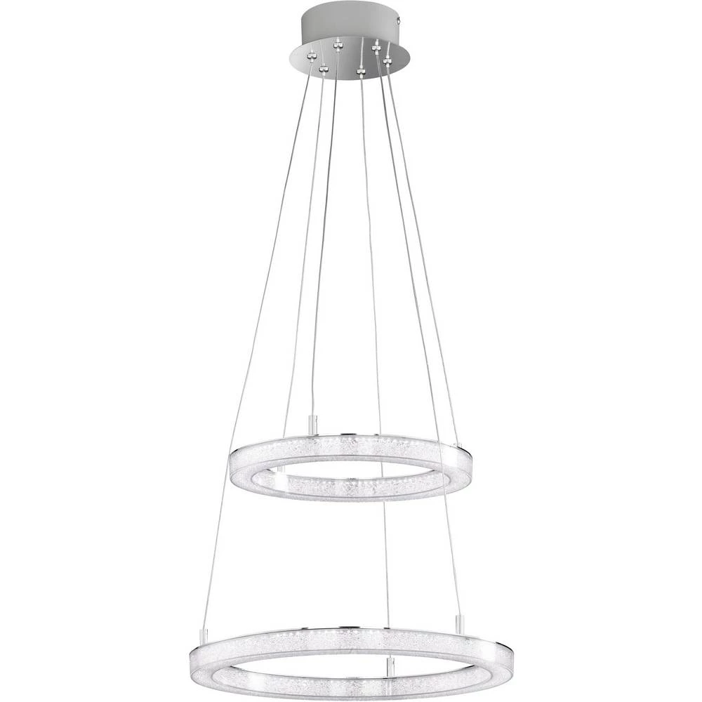 LED viseća svjetiljka 43 W Toplo-bijela WOFI VICTORIA 6387.02.01.7000 Krom boja slika