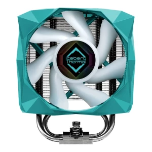 Iceberg Thermal IceSLEET X6 procesorski hladnjak 12 cm Tirkizna 1 kom. Iceberg Thermal IceSLEET X6 CPU hladnjak sa ventilatorom slika