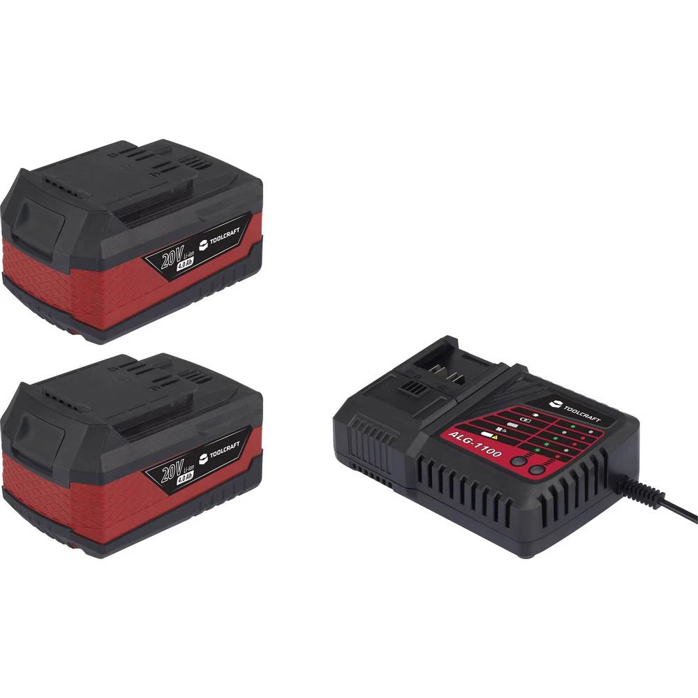 TOOLCRAFT AP-1100 Reihe TAWB-200 2179956 Električni alat-akumulator 20 V 4000 mAh Li-Ion