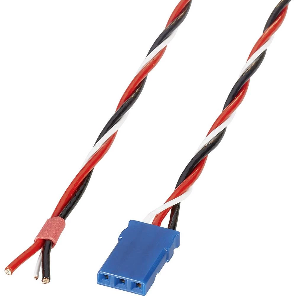 Servo Priključni kabel Deluxe [1x JR - 1x Slobodan kraj] 0.5 mm&sup2; sukani Reely slika