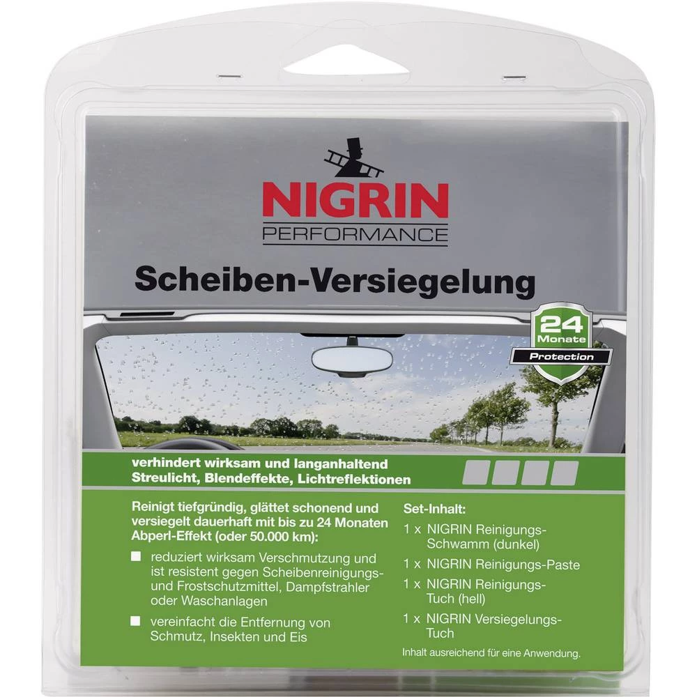 Nigrin Performance 73905-Zaštitni premaz za vjetrobransko staklo, 1 set slika