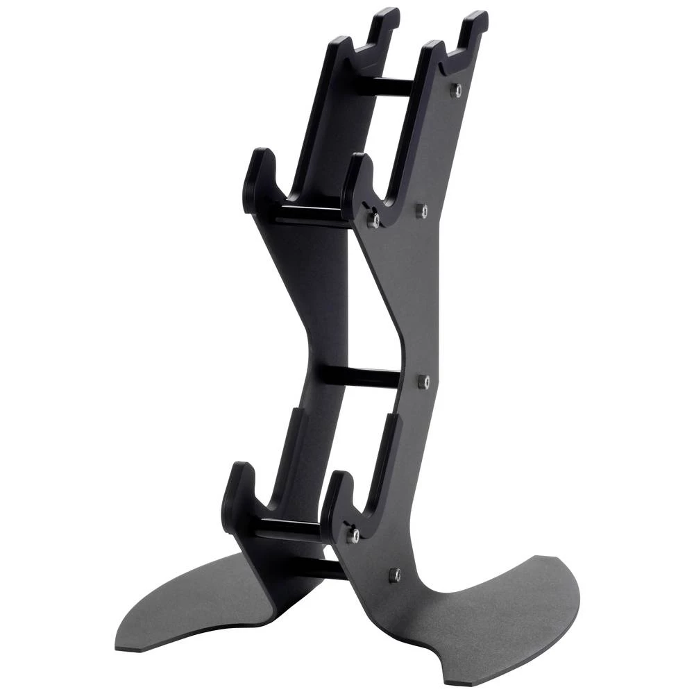 DELTACO GAMING GAM-143 dvostruki kontroler i stalak za slušalice DELTACO GAMING nosač za upravljač univerzalan crna slika