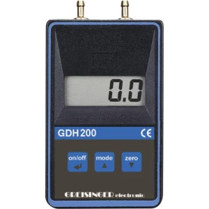 Greisinger GDH 200-13 Mjerač tlaka Kalibriran po DAkkS Tlak zraka 0 - 1.999 bar slika