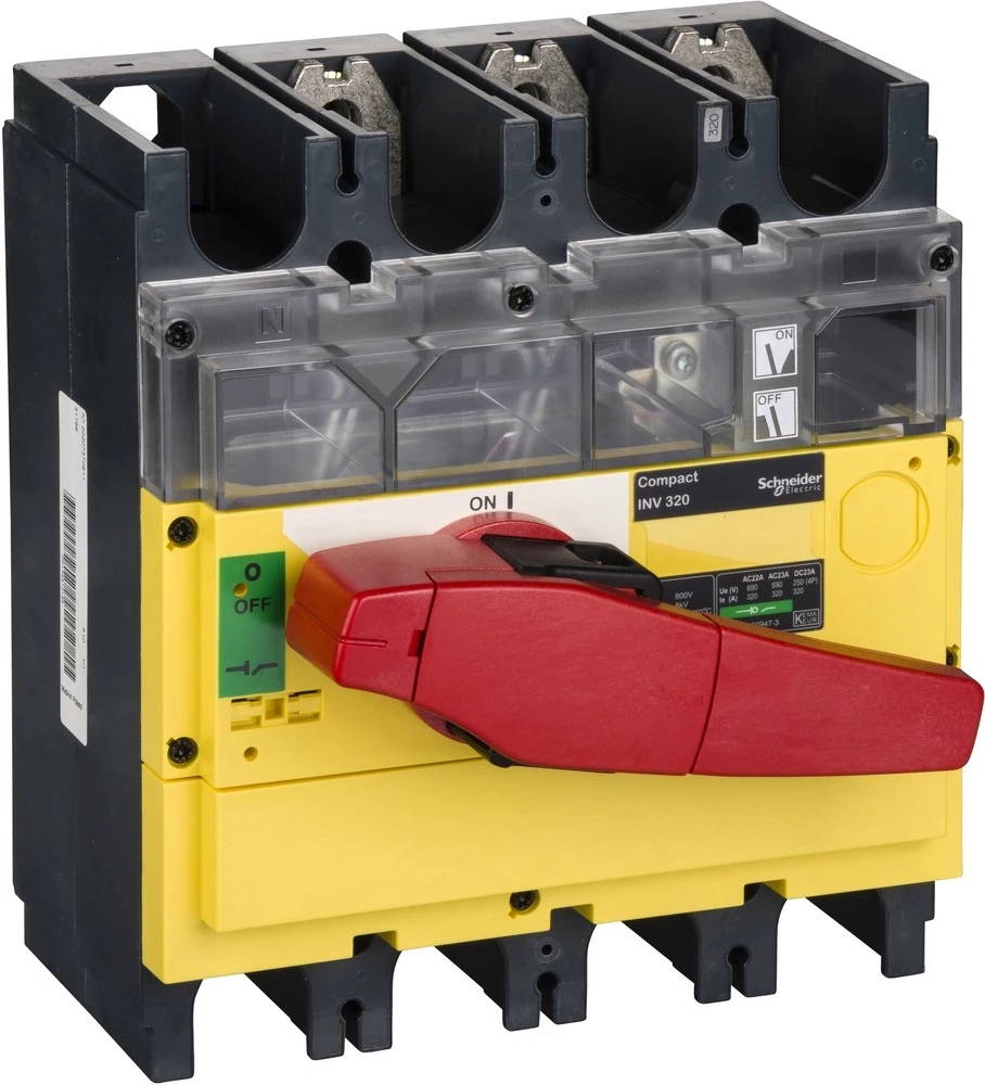 Teretna rastavna sklopka 125 V/DC, 690 V/AC 320 A Schneider Electric 31188 1 ST slika