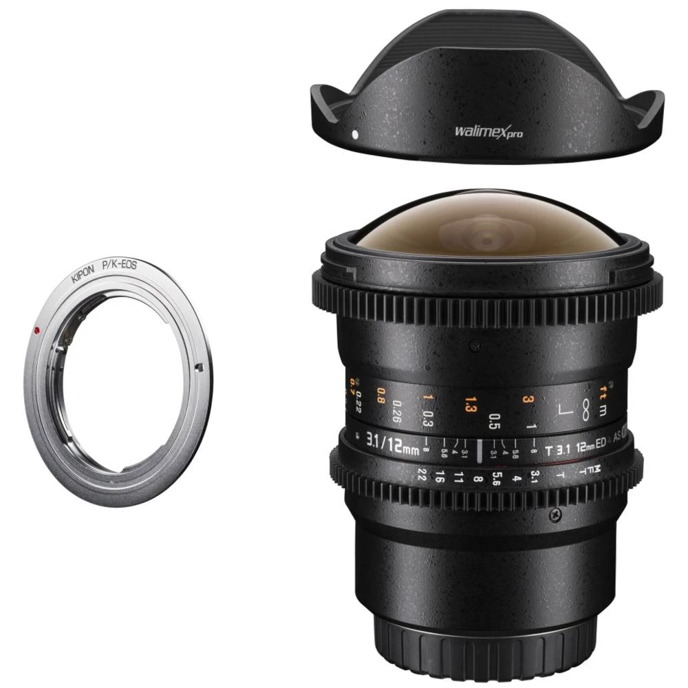 Fish-Eye objektiv Walimex Pro f/22 - 3.1 12 mm slika