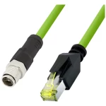 LogiLink CQM035S RJ45 mrežni kabel, Patch kabel CAT 6a  1.00 m zelena vatrostalan, bez halogena, postojan na kiselinu, U