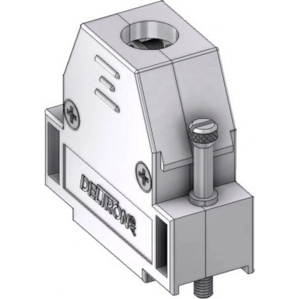 D-SUB kućište Broj polova: 37 Umjetna masa, metalizirana 180 ° Metalna DELTRON SWISS 1 ST slika