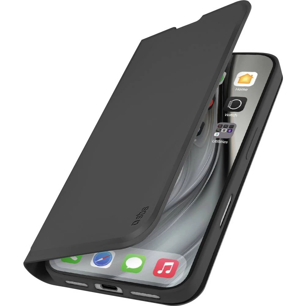 sbs mobile Wallet Smooth sklopivi poklopac za mobilni telefon Apple iPhone 17 Pro Max crna TEWALIP1769K slika