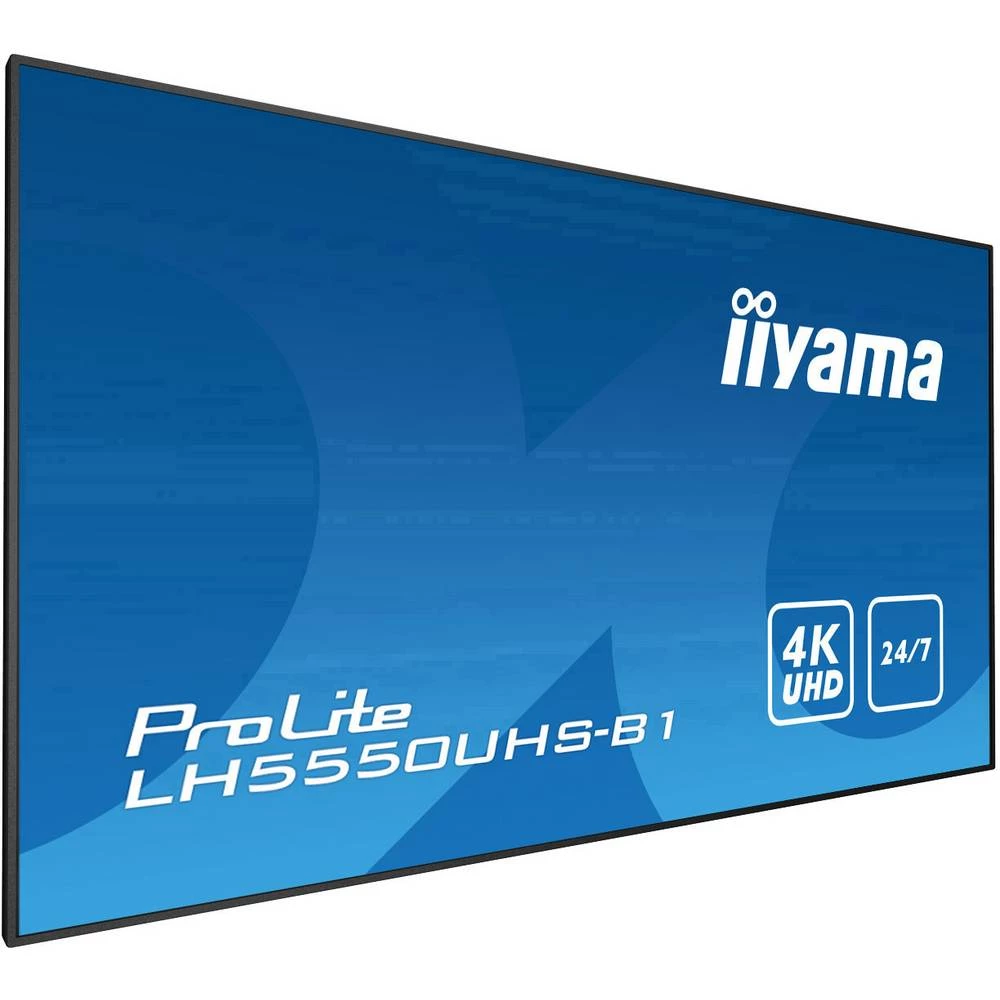 Digital Signage zaslon 139 cm 54.6 " Iiyama ProLite LH5550UHS ATT.CALC.EEK: C (A+++ - D) 3840 x 2160 piksel 24/7 slika