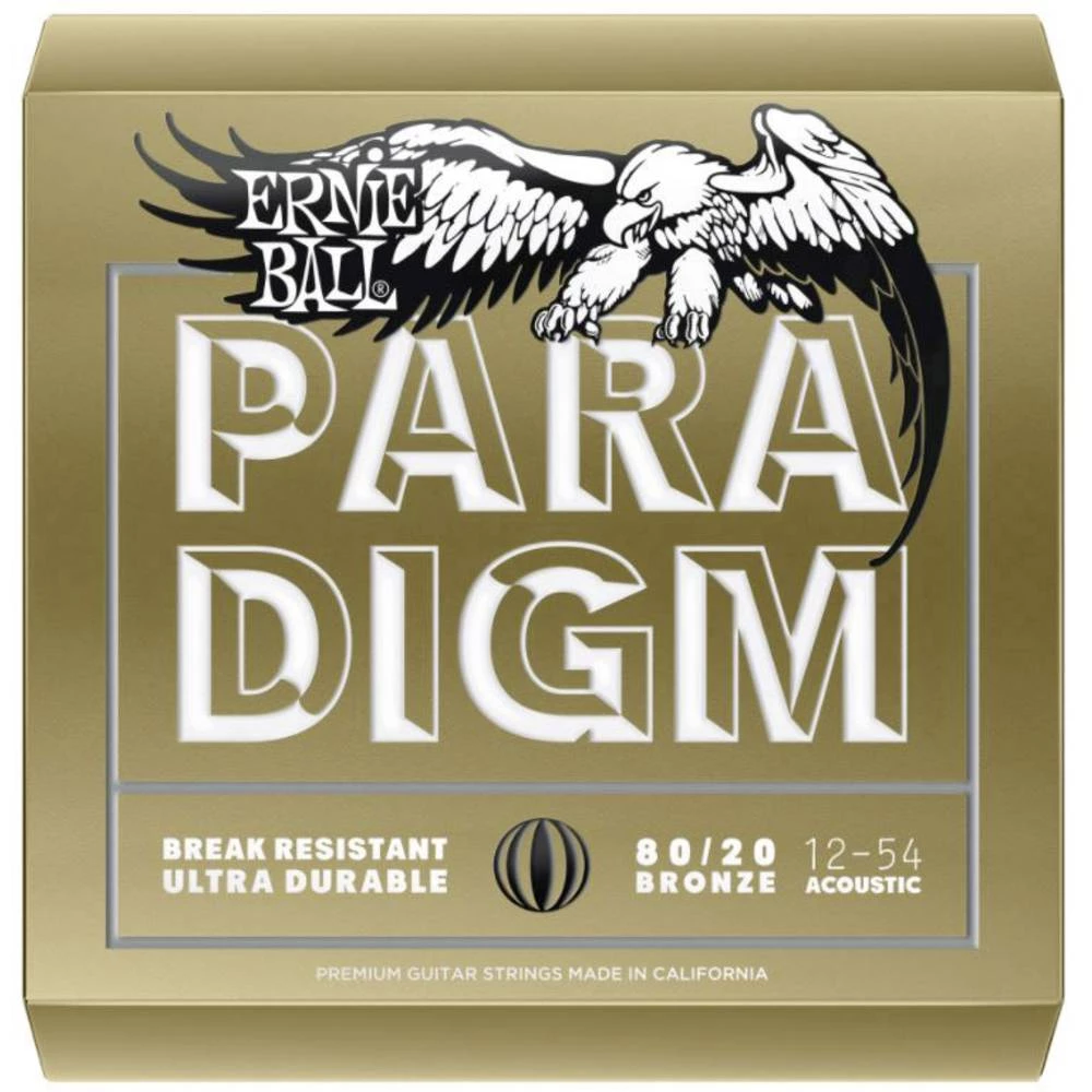 Žice za akustičnu gitaru Ernie Ball 2086 Paradigm 80/20 Bronze Medium Light 012-054 slika