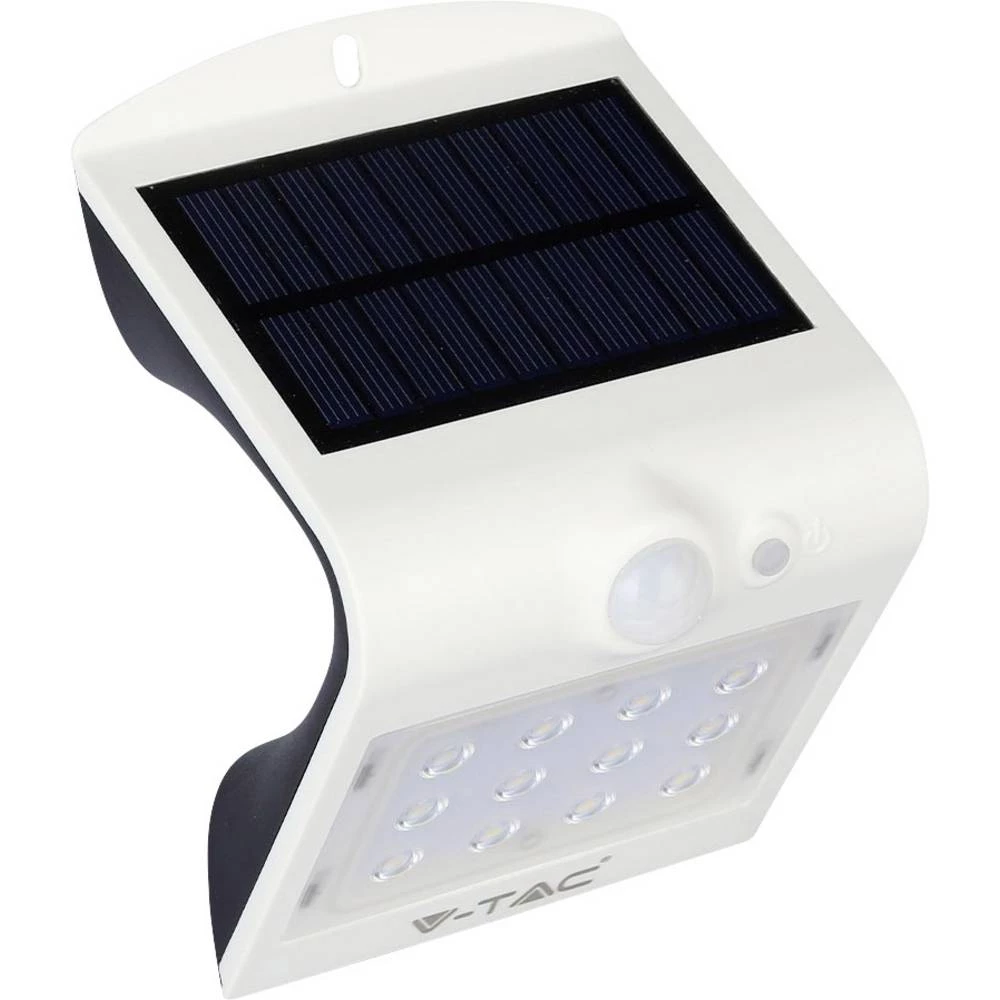 V-TAC VT-767-2 8276 vanjska solarna podna lampa s detektorom pokreta 1.5 W prirodno-bijela bijela slika