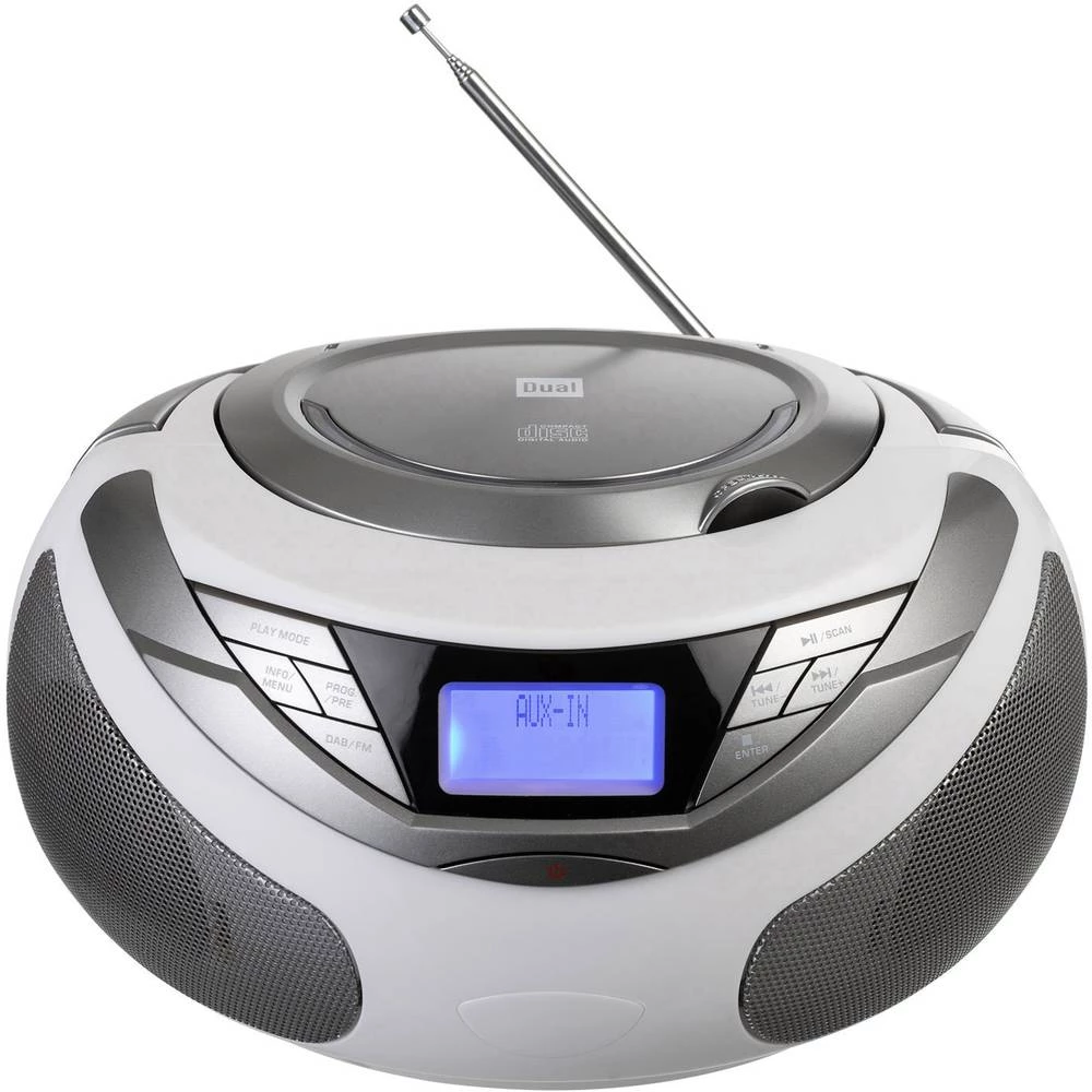 DAB+ (1012) CD radio Dual DAB-P 150 AUX, CD, DAB+, UKW Bijela slika