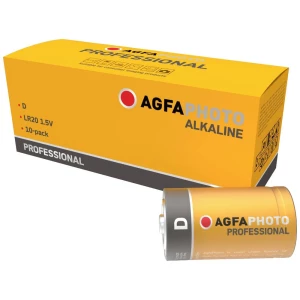 AgfaPhoto Professional LR20 mono (l) baterija alkalno-manganov  1.5 V 10 St. slika