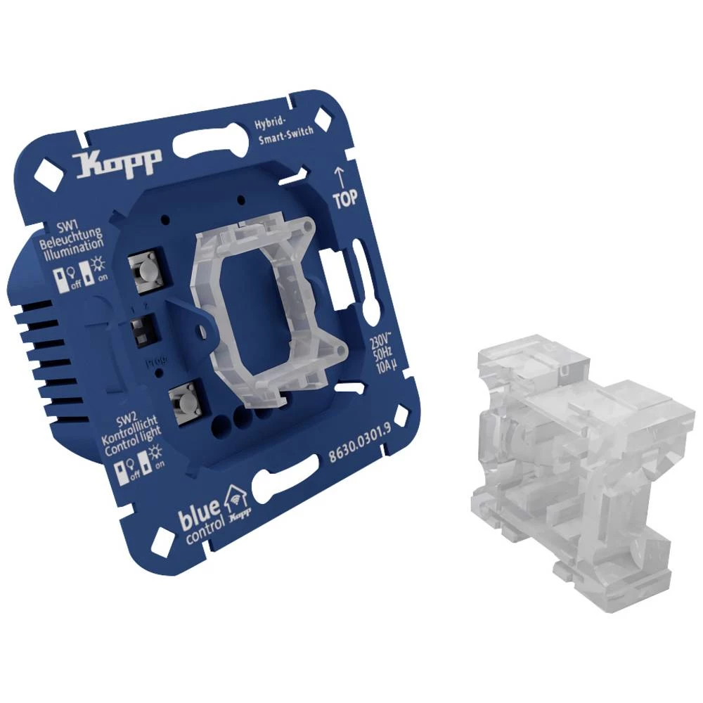 BC.HybSwi.3Dr/1Ch-Schalt Blue-Control 1-kanalni bežični prekidač plava boja slika