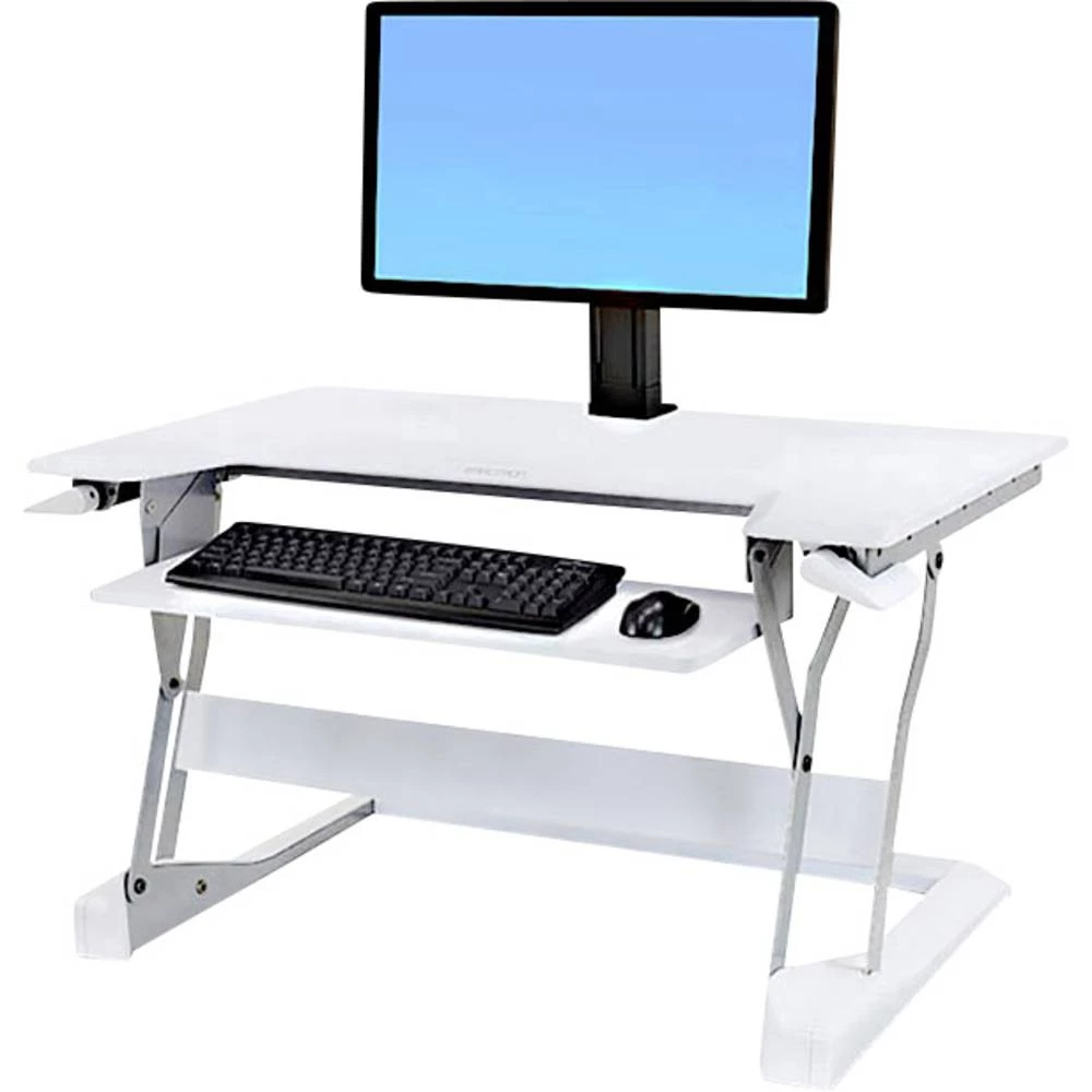 Ergotron WorkFit-T Radni stol za sjedenje i stajanje ATT.FX.HEIGHT_RANGE: 38 cm (max) Bijela slika