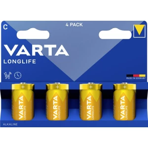 Varta VARTA Longlife C Blister 4 baby (c)-baterija alkalno-manganov 1.5 V 4 St. slika
