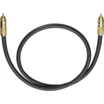 Oehlbach Cinch Audio Priključni kabel [1x Muški cinch konektor - 1x Muški cinch konektor] 10 m Antracitna boja pozlaćeni kontakt