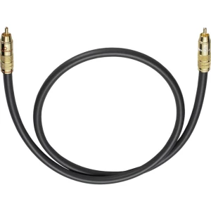 Oehlbach Cinch Audio Priključni kabel [1x Muški cinch konektor - 1x Muški cinch konektor] 10 m Antracitna boja pozlaćeni kontakt slika