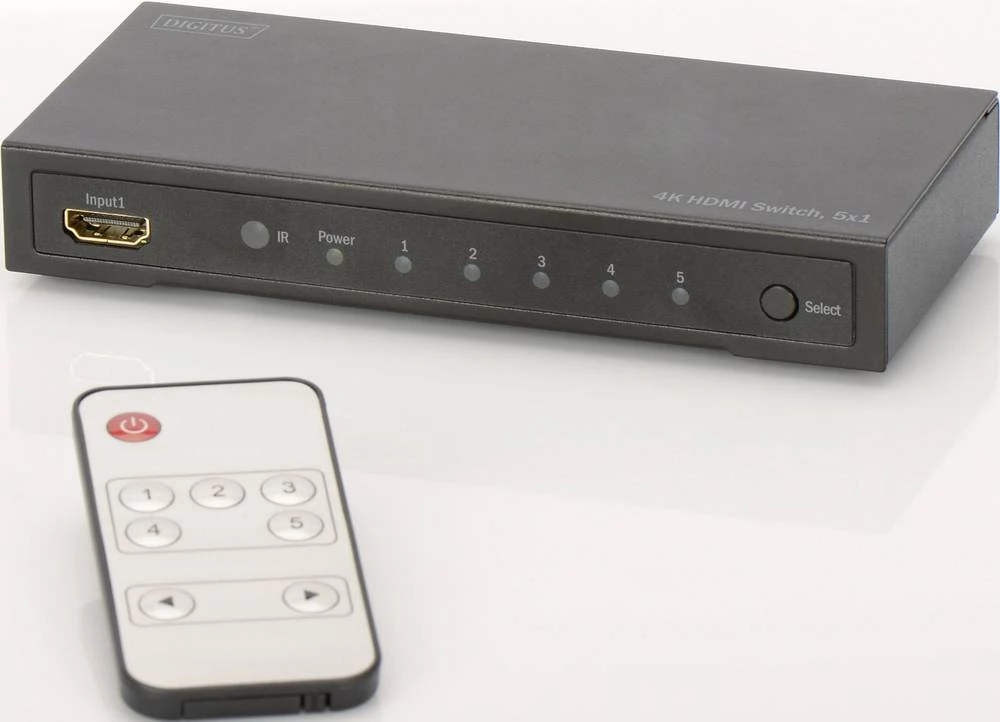5 ulaza HDMI prekidač Digitus DS-49304 4096 x 2160 piksel slika